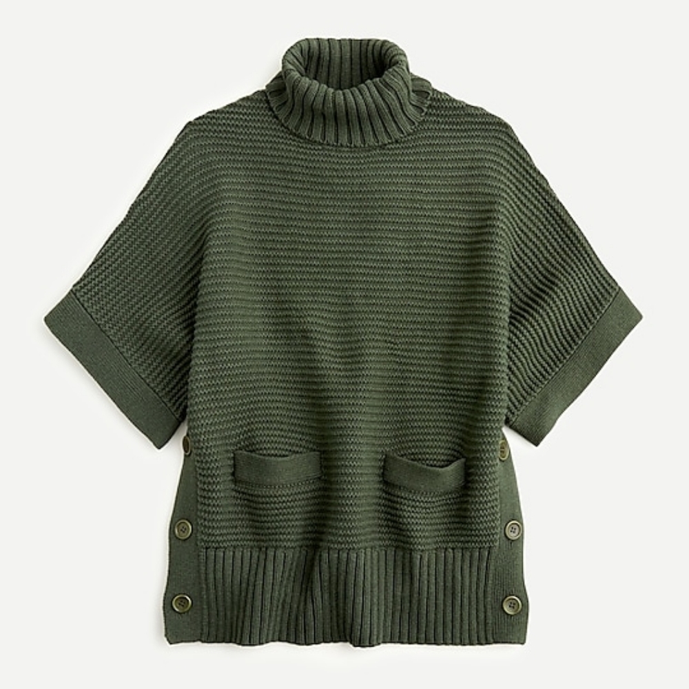 J. Crew turtleneck poncho (medium)